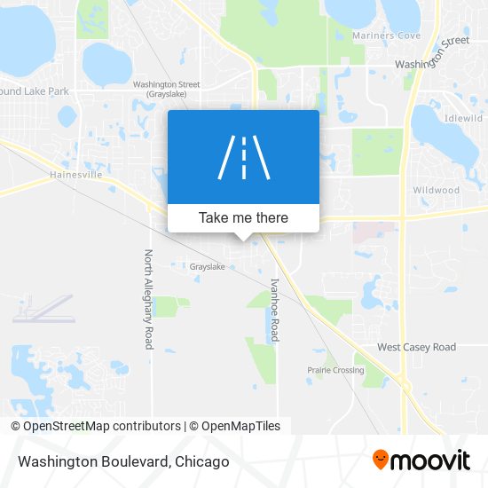 Mapa de Washington Boulevard