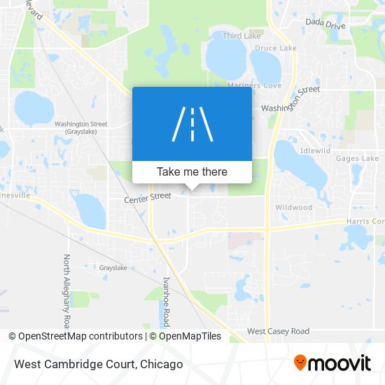 West Cambridge Court map