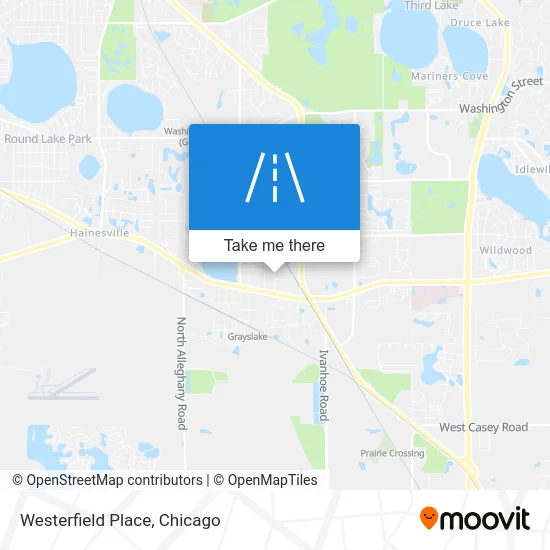 Westerfield Place map