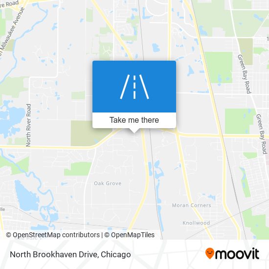 North Brookhaven Drive map