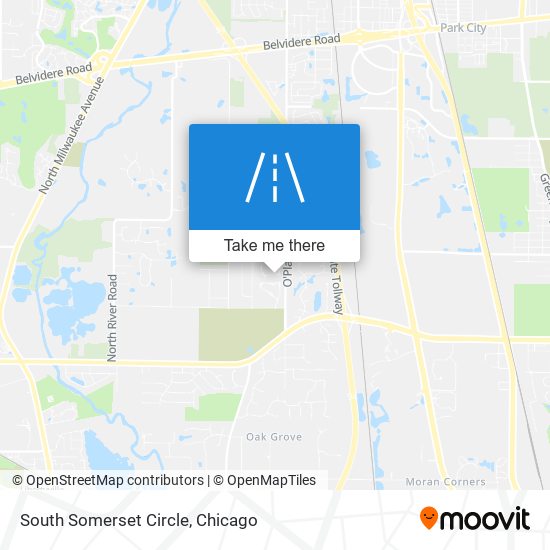 Mapa de South Somerset Circle