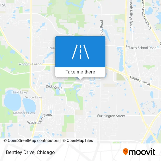 Bentley Drive map