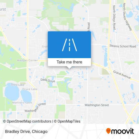 Mapa de Bradley Drive