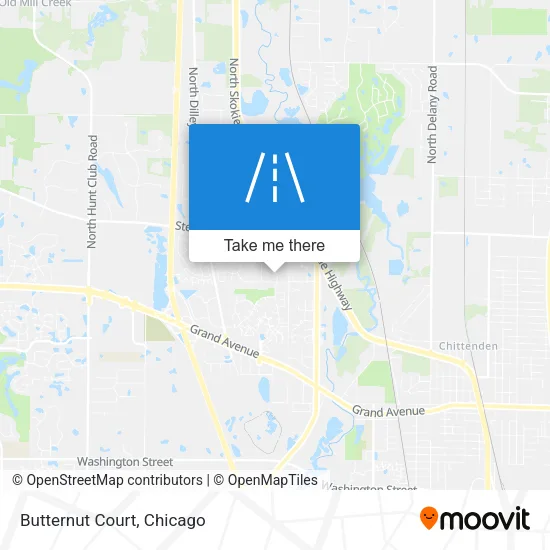 Butternut Court map