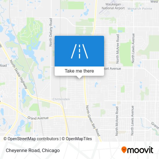 Mapa de Cheyenne Road