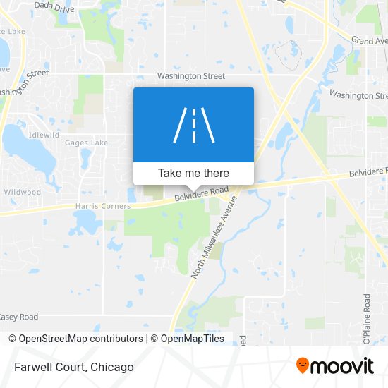 Mapa de Farwell Court