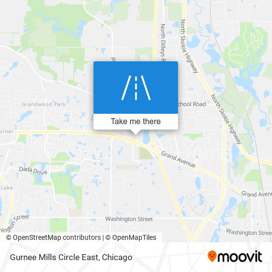 Gurnee Mills Circle East map