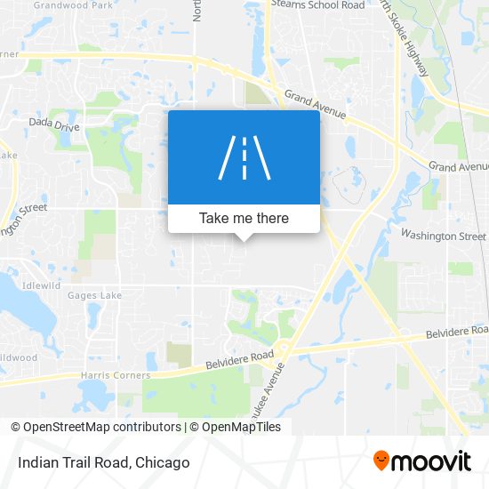 Indian Trail Road map