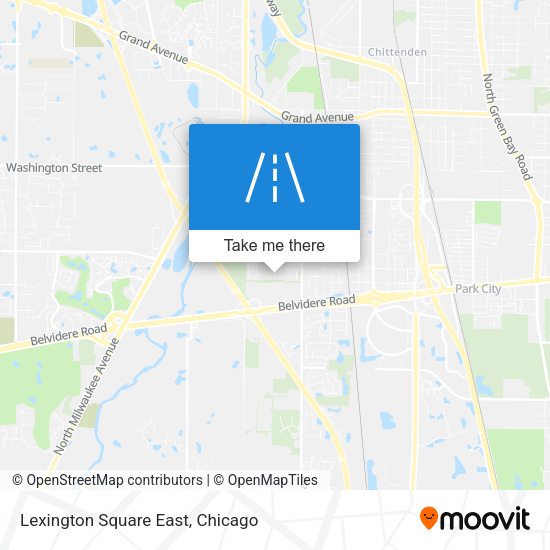 Mapa de Lexington Square East