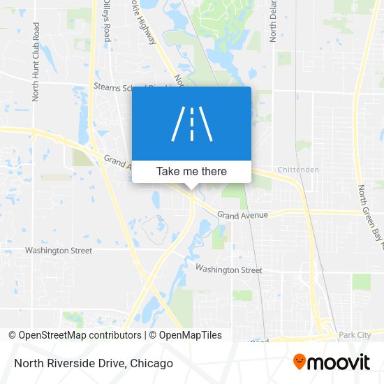 Mapa de North Riverside Drive