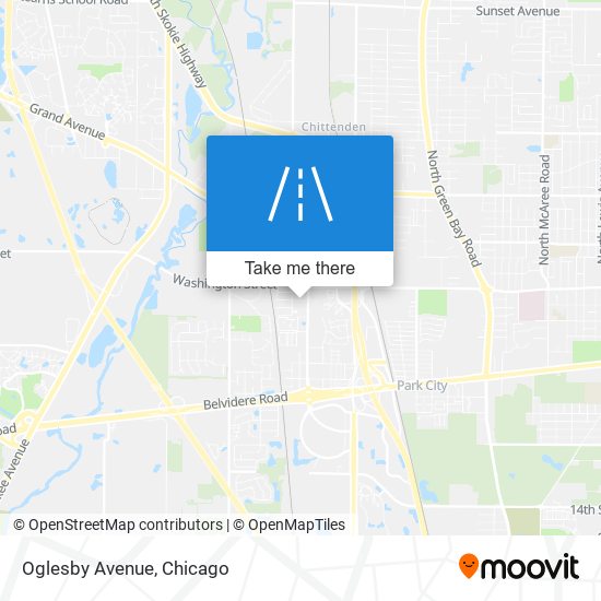 Mapa de Oglesby Avenue