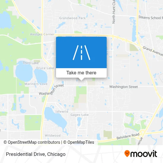 Presidential Drive map