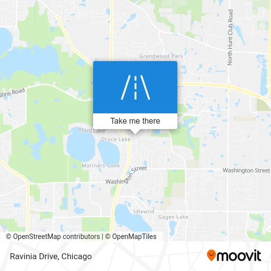 Ravinia Drive map