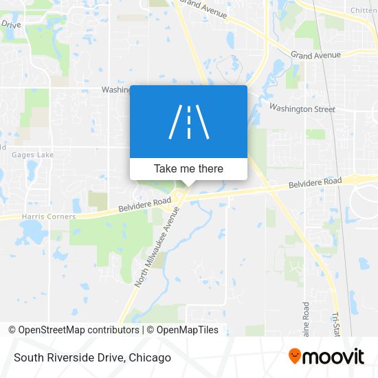 South Riverside Drive map