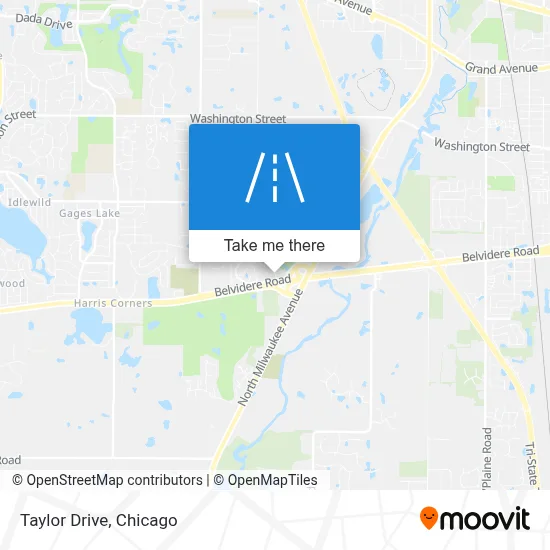 Taylor Drive map