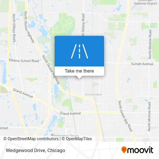 Wedgewood Drive map