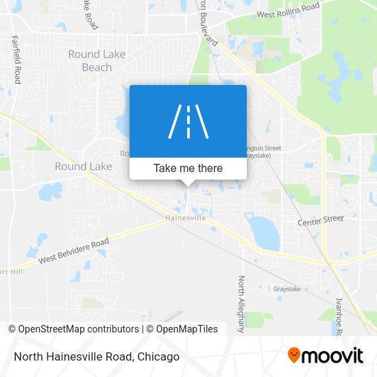 North Hainesville Road map