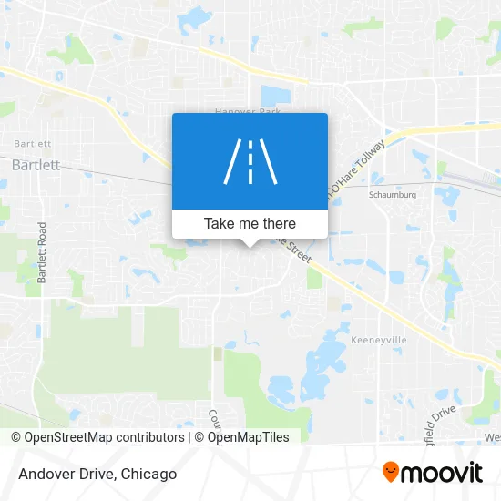 Andover Drive map