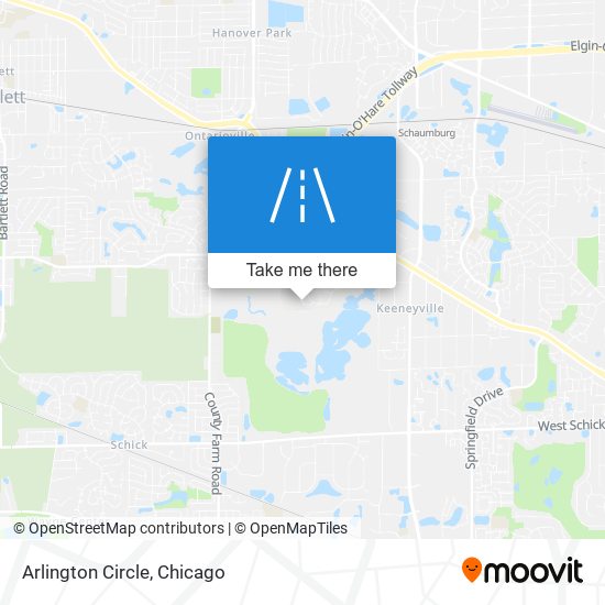 Arlington Circle map