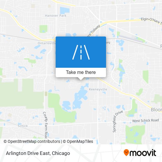 Arlington Drive East map