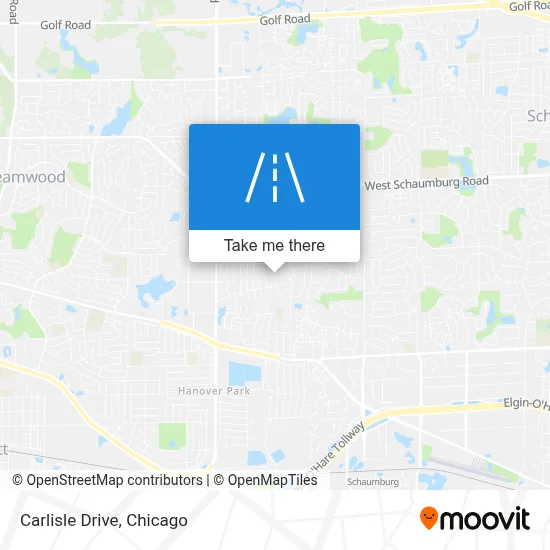 Carlisle Drive map