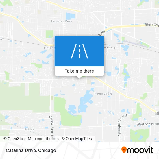 Catalina Drive map