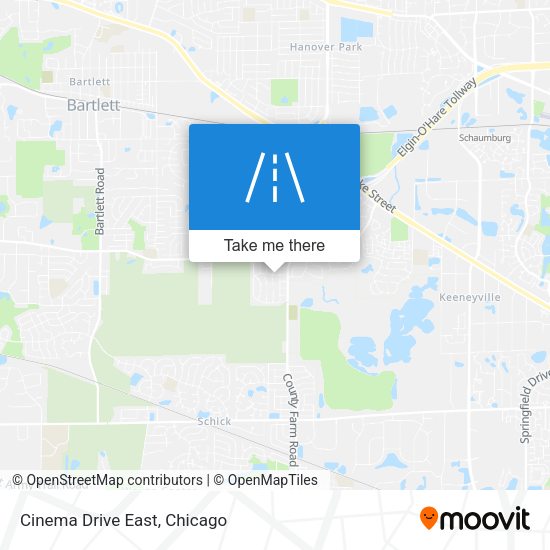 Mapa de Cinema Drive East
