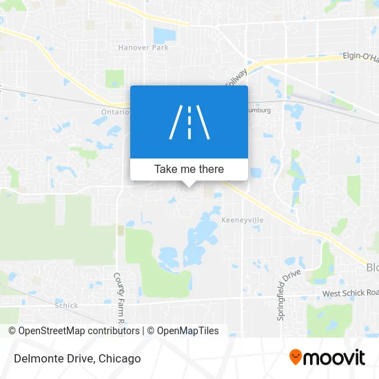 Delmonte Drive map