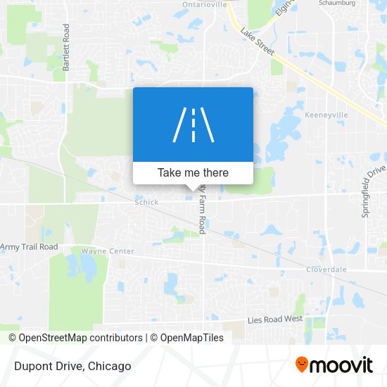 Mapa de Dupont Drive