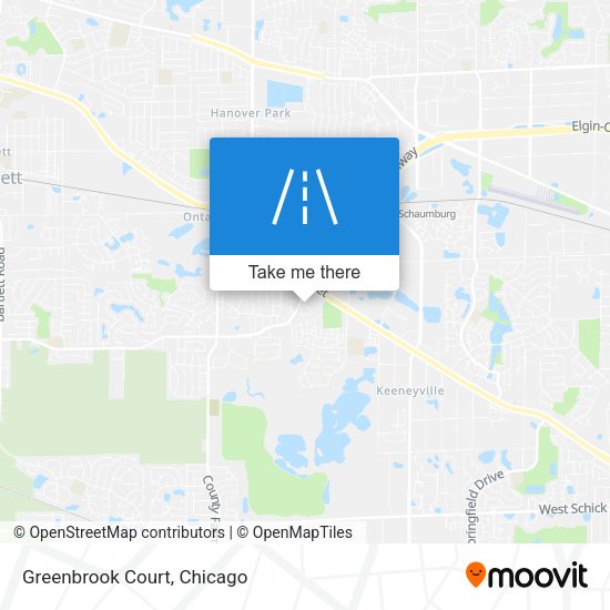 Mapa de Greenbrook Court