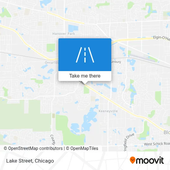 Lake Street map
