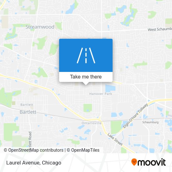 Mapa de Laurel Avenue
