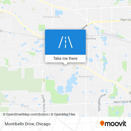 Montibello Drive map