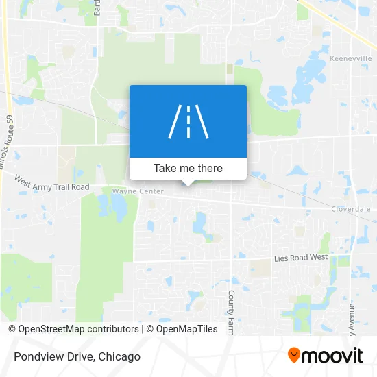 Pondview Drive map