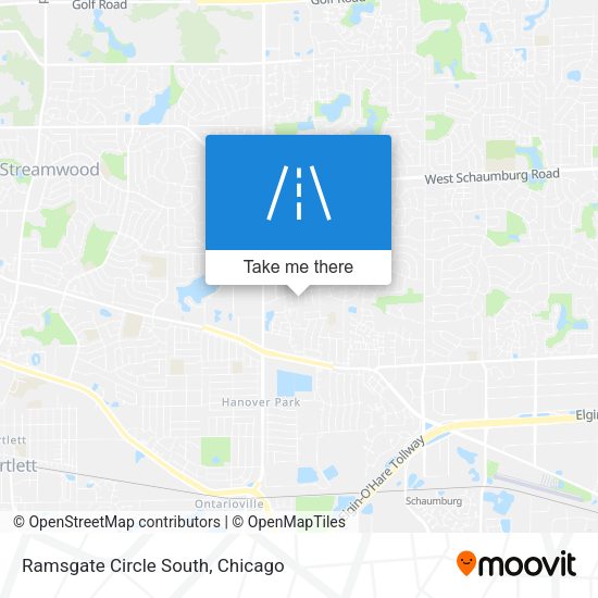 Mapa de Ramsgate Circle South