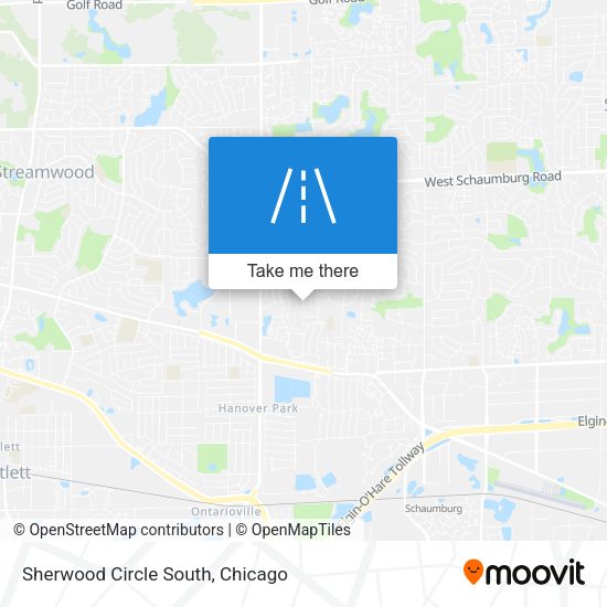 Sherwood Circle South map