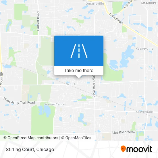 Stirling Court map
