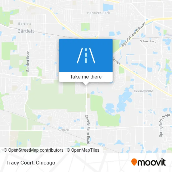 Tracy Court map