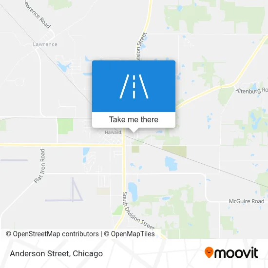 Anderson Street map
