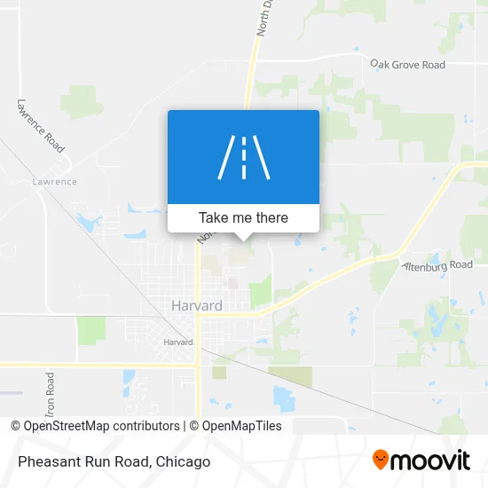 Pheasant Run Road map