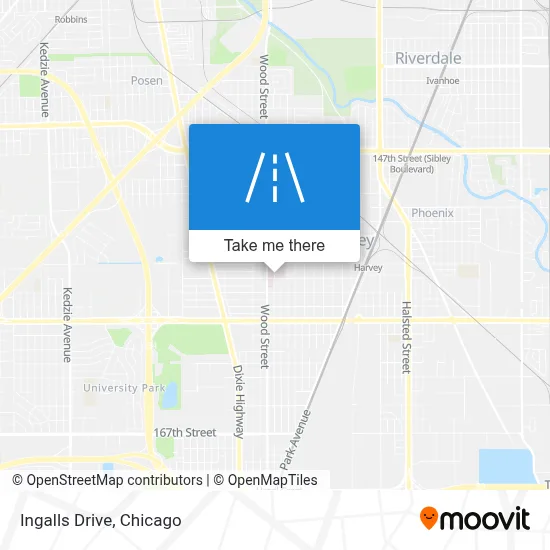 Ingalls Drive map