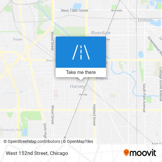 Mapa de West 152nd Street