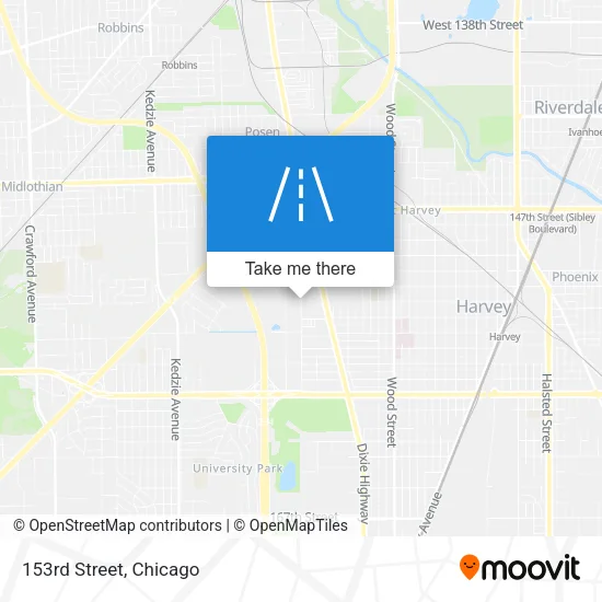 153rd Street map