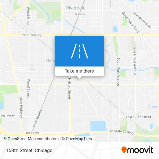 158th Street map