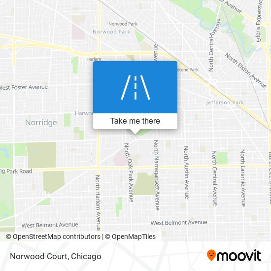 Norwood Court map