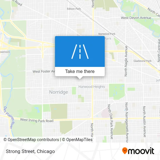 Strong Street map