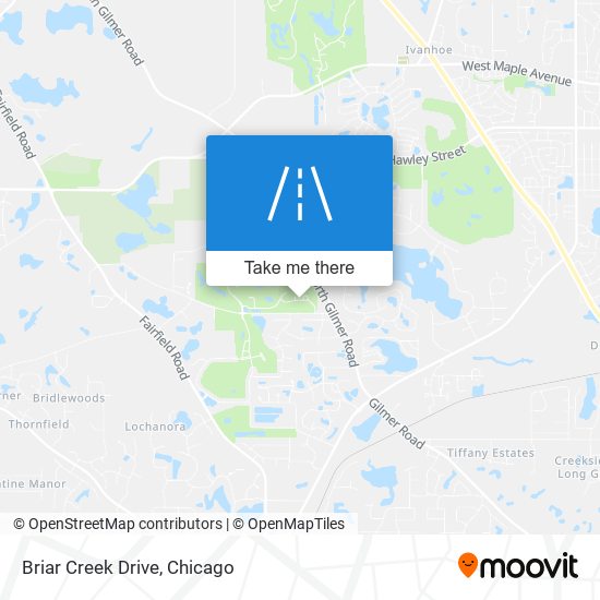 Briar Creek Drive map