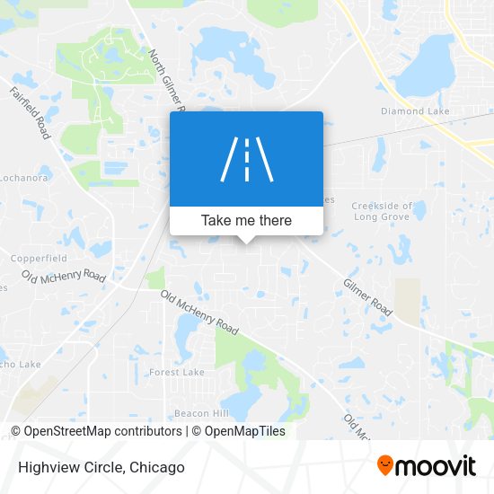 Highview Circle map