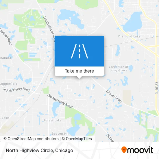 North Highview Circle map