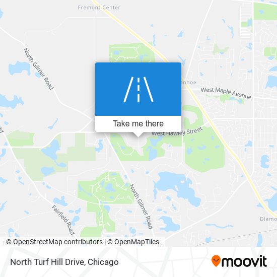 Mapa de North Turf Hill Drive